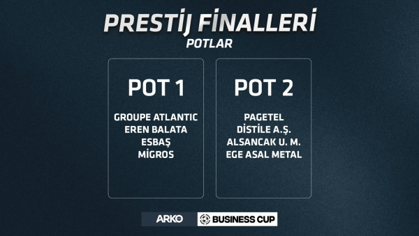 Arko Men Business Cup Prestij Finalleri Potları !