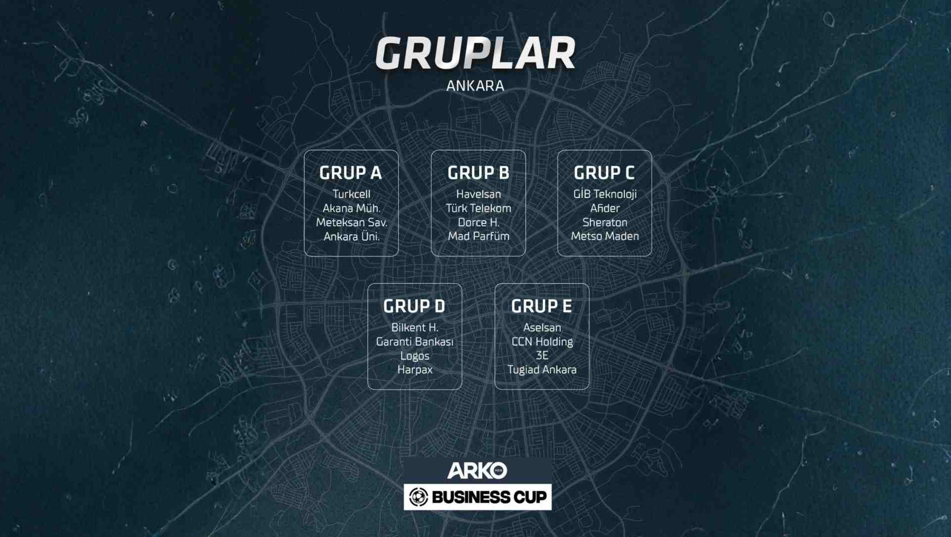 Arko Men Business Cup’ta gruplar belli oldu!